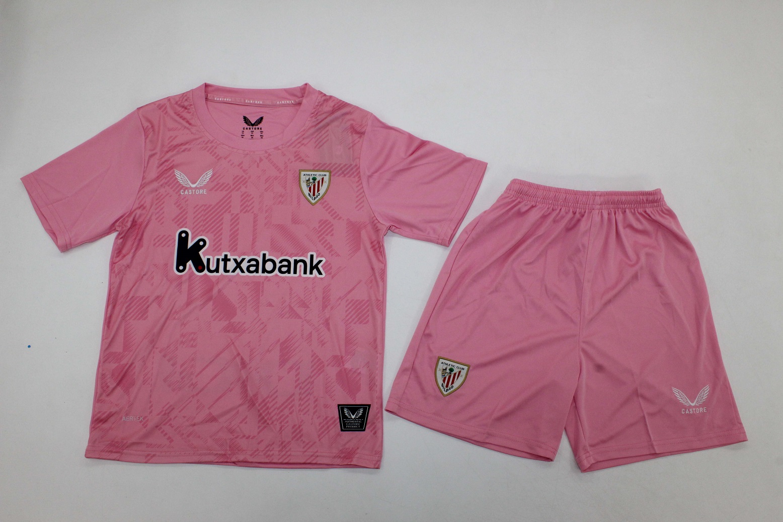 Kids-Athletic Bilbao 25/26 GK Pink Soccer Jersey